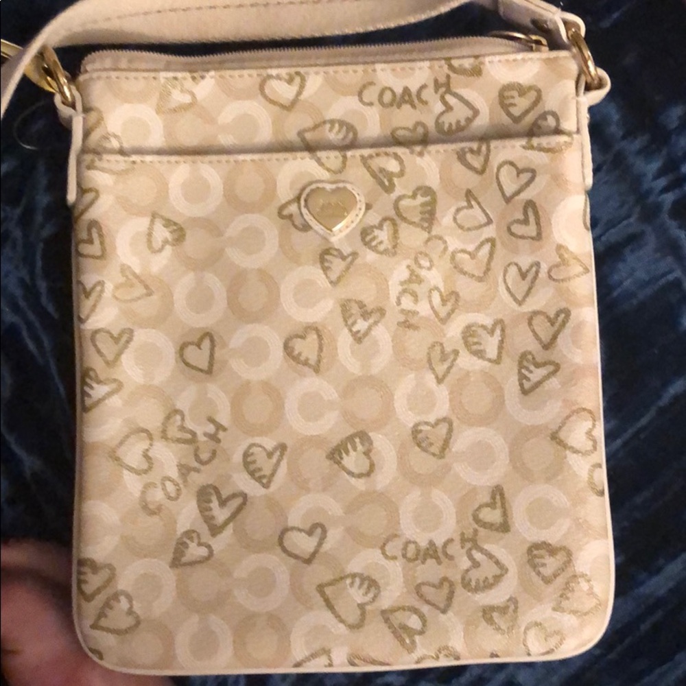 Coach leather crossbody bag (like new)